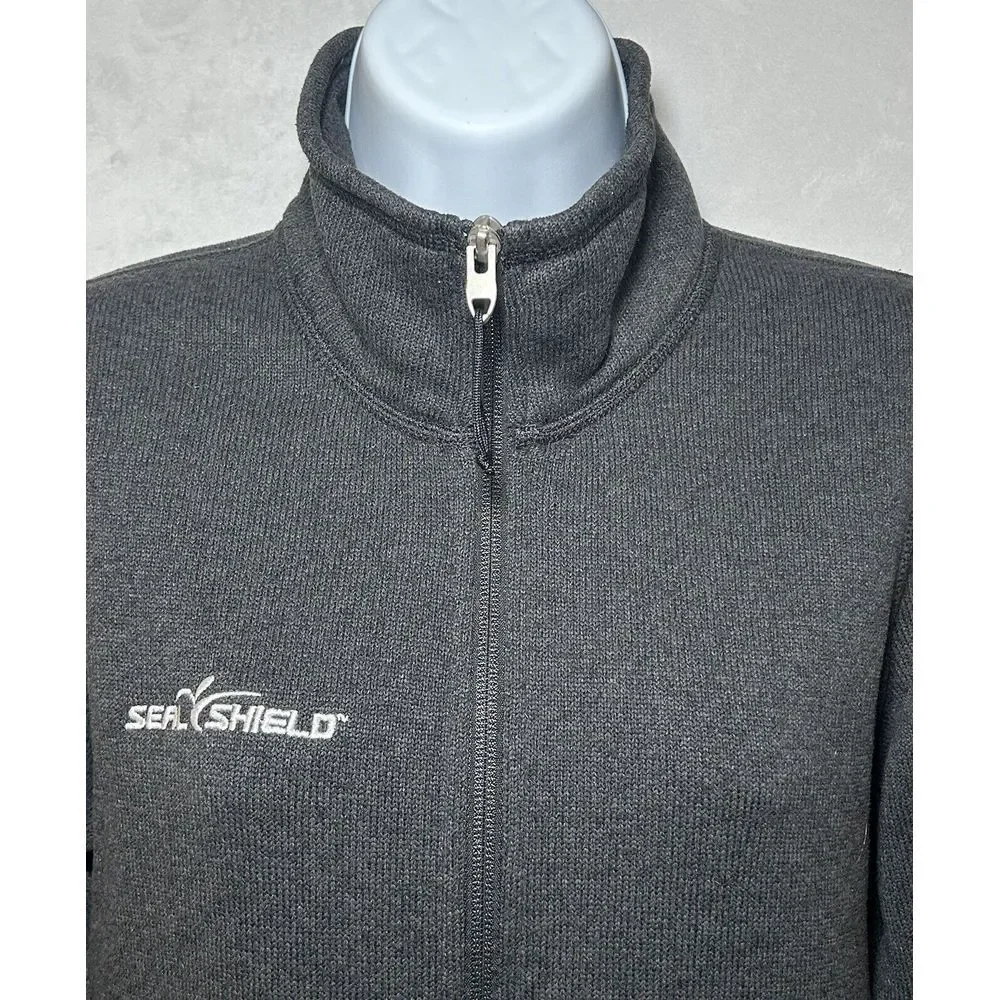 The North Face Women's Small Black Full Zip Mock Neck Jacket Outdoor‎ Fleece